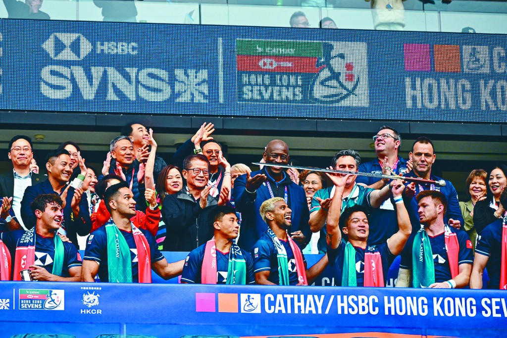 港队男子七榄今届争银剑3连霸。资料图片