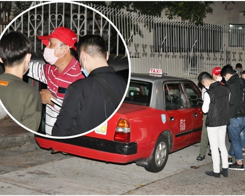 遇劫的哥(小圖)大呻「攞命呀真係,白做!」。