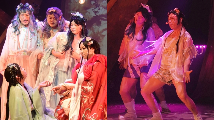 《妓寨英雄宴》延期一年半,終於在昨晚進行首場公演。