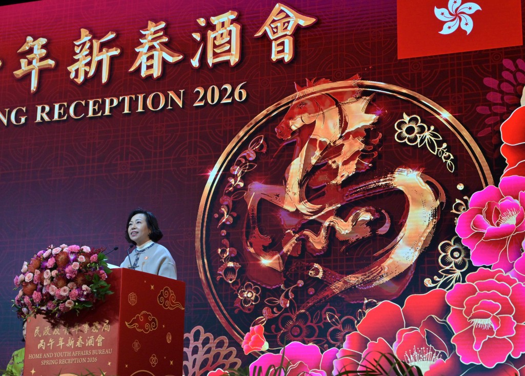 麥美娟致辭。政府新聞網