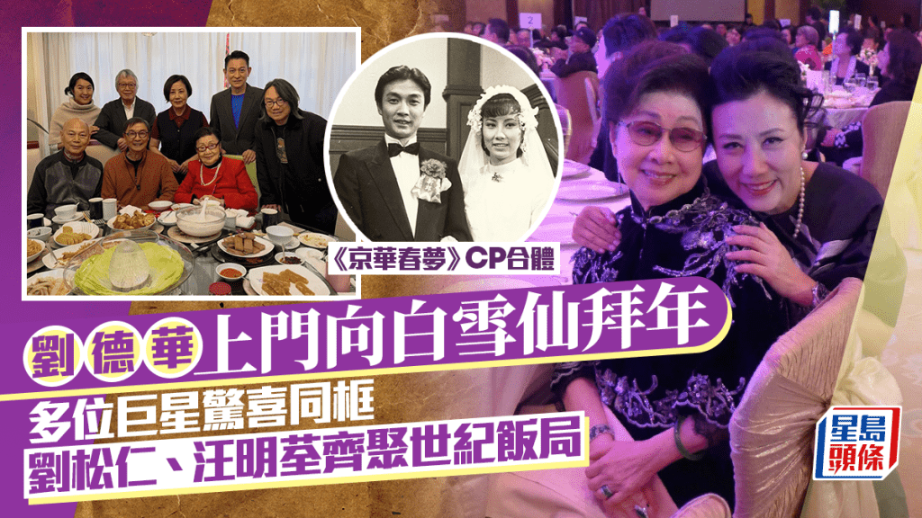 白雪仙获多位巨星拜年  惊喜同框刘德华、刘松仁  汪明荃曝光世纪饭局合照