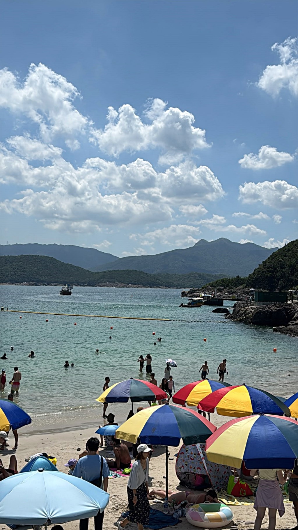 西貢廈門灣泳灘發生遇溺事件。 讀者提供
