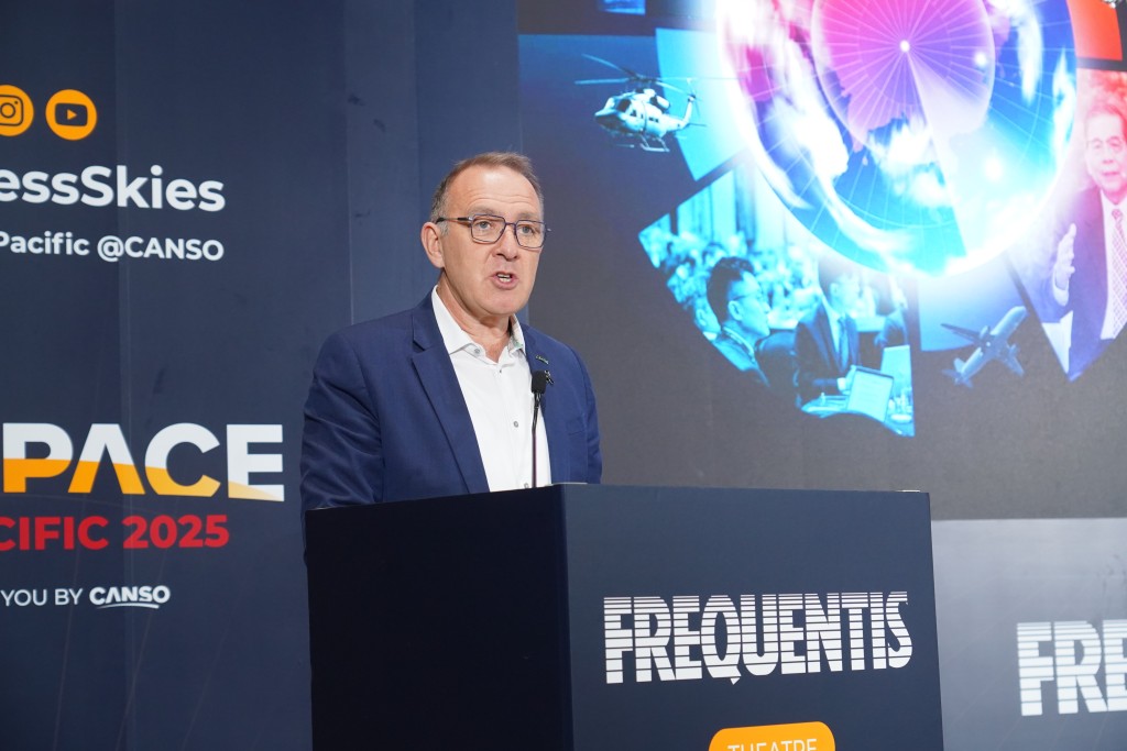 民用空中航行服務組織理事長Simon Hocquard。