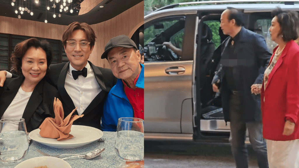 79歲狄龍老態畢露  步履蹣跚緊牽老婆當「人肉拐杖」  與陶敏明結婚半世紀零緋聞