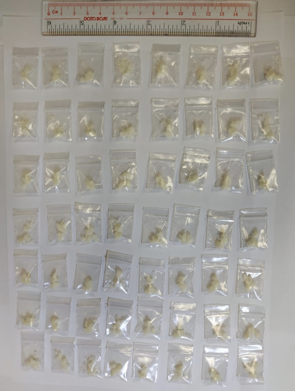 行動中檢獲的證物。