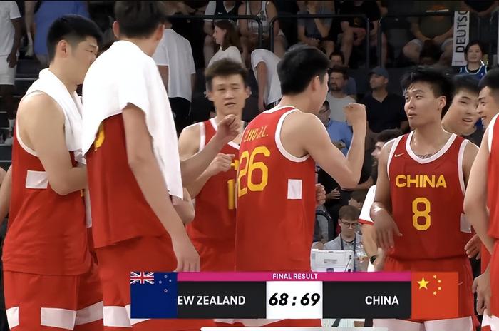 中国队以一分险胜。