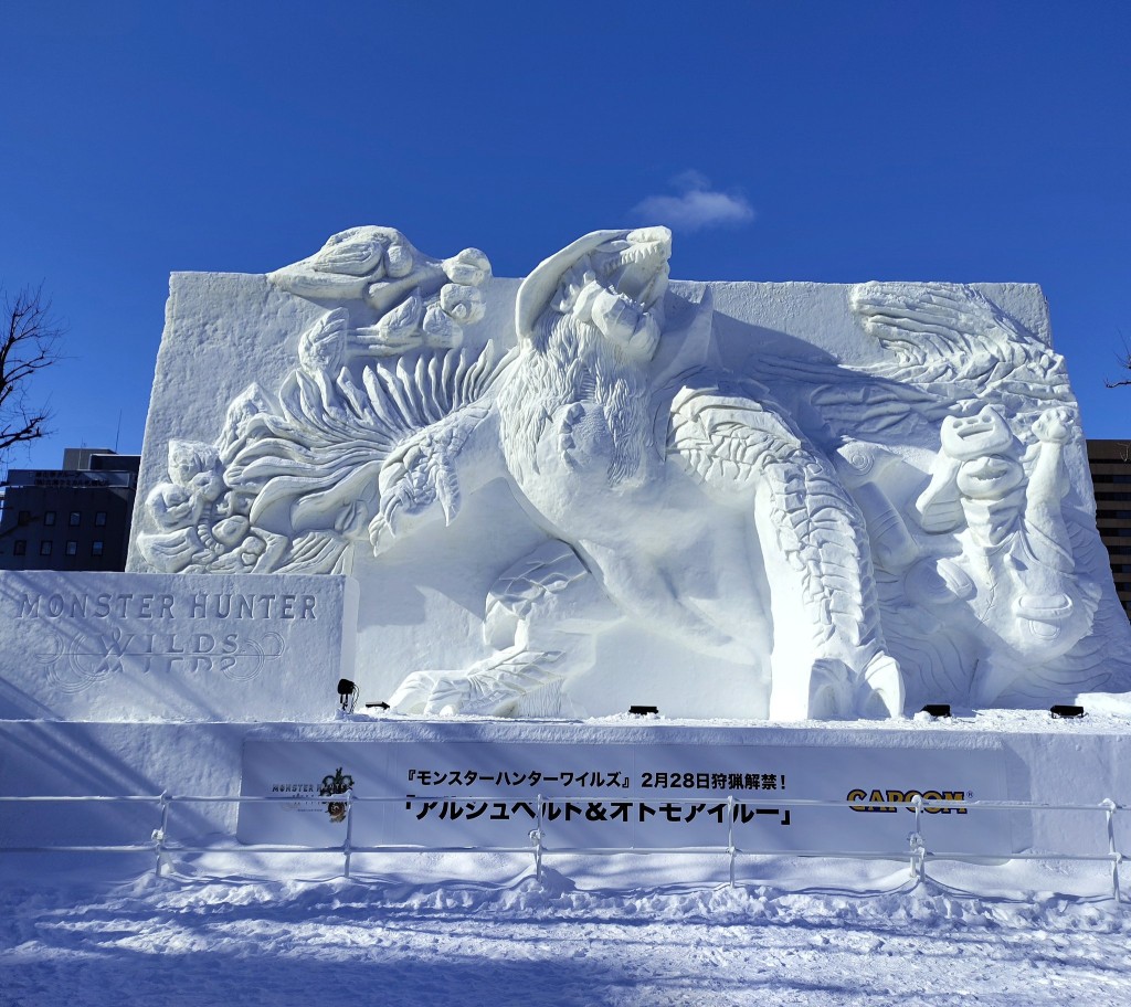 札幌雪祭以雪雕聞名。（X@welcomesapporo）