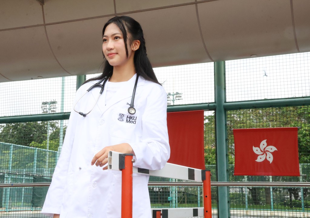 中大醫科生的白凱文提到「香港傑出學生」提醒要保持謙虛、繼續進步。資料圖片