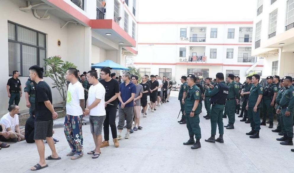 柬埔寨今日大規模清剿電詐行動。 柬中時報