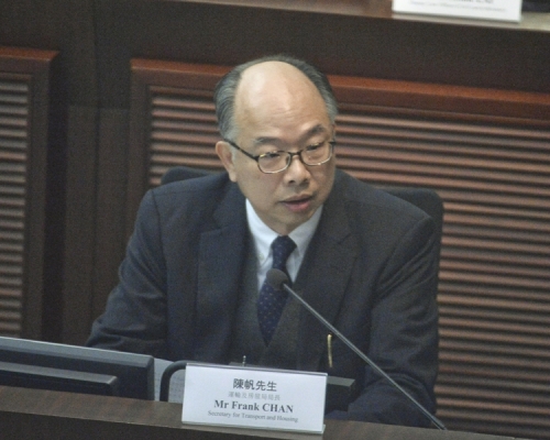 運輸及房屋局局長陳帆希望九巴車長可用理性和克制的態度來爭取權益。資料圖片