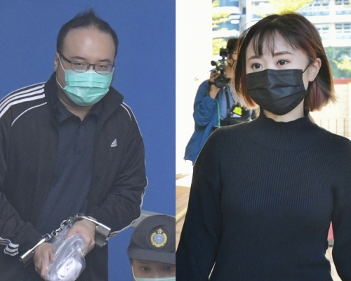 趙家賢(左)和袁嘉蔚(右)申請保釋。 資料圖片