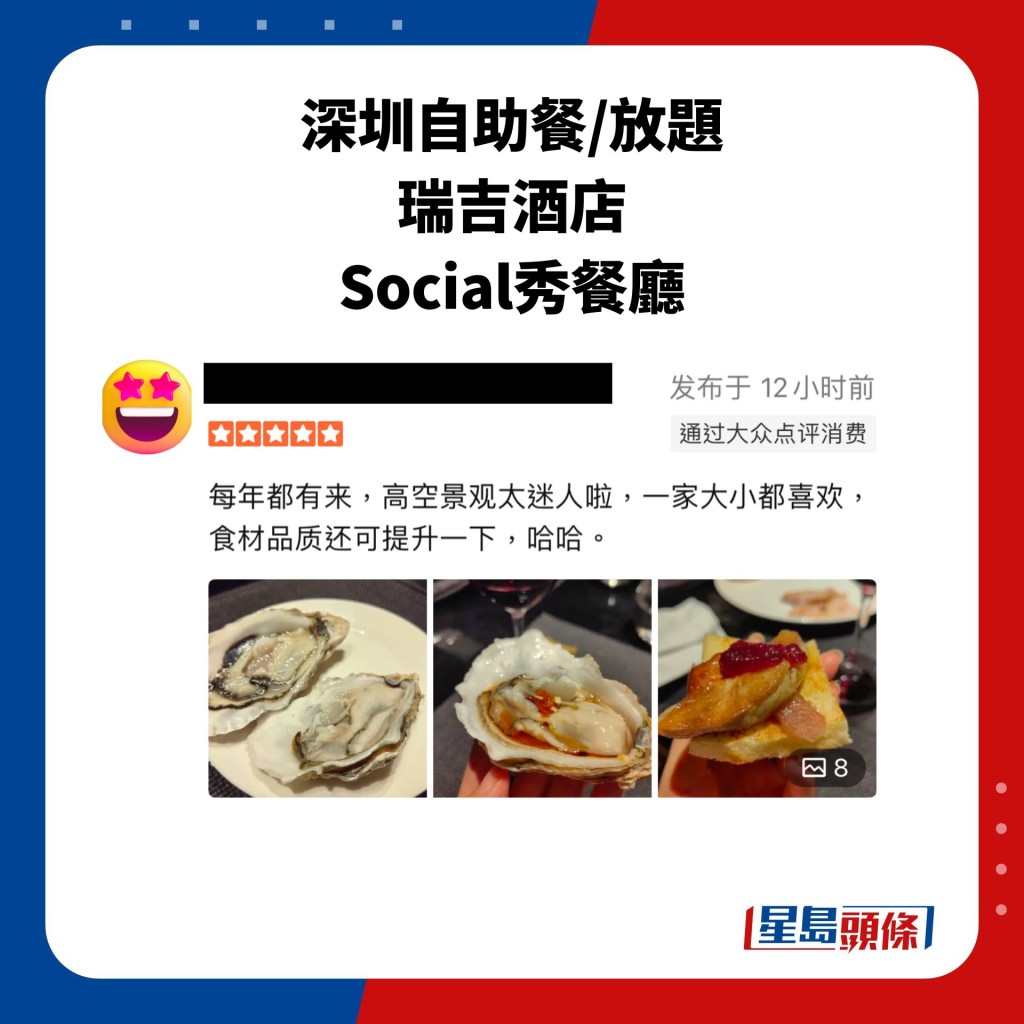 行完KKMall、萬象城等人氣商場想搵食，推介瑞吉酒店·Social秀餐廳·雲端自助餐！