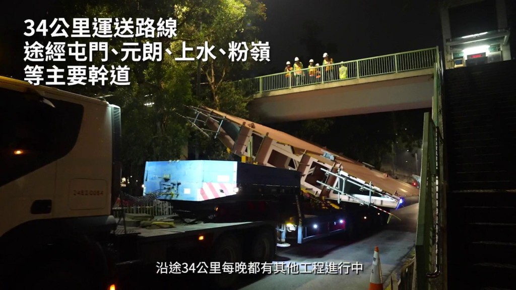 全程約34公里運送路線，途經屯門、元朗、上水、粉嶺等主要幹道。來源：運輸署提供。