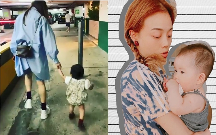 祖兒一得閒就會黐實小姪女。