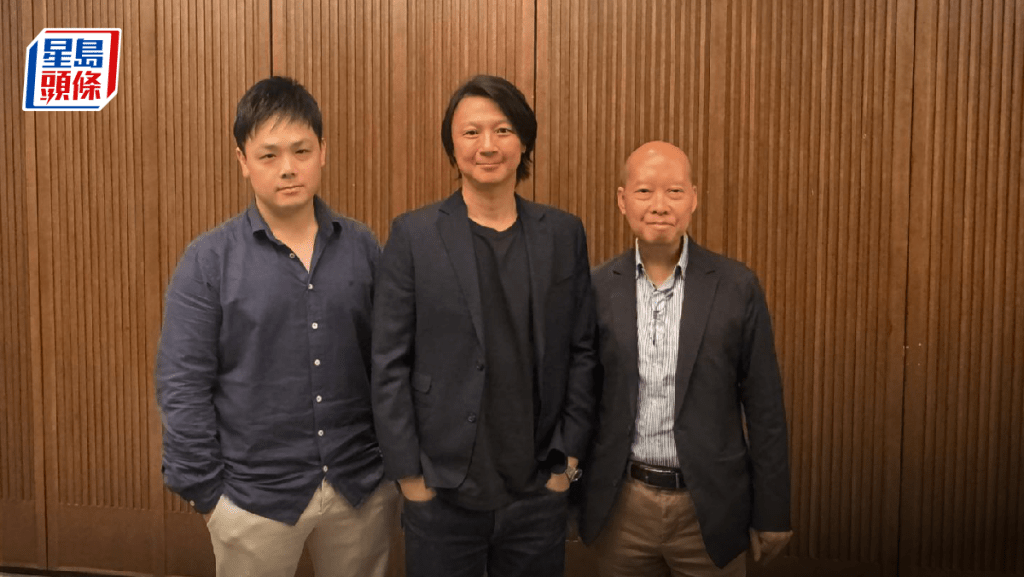 利華控股副總裁王淇森(左)、利華控股行政總裁陳威廉(中)