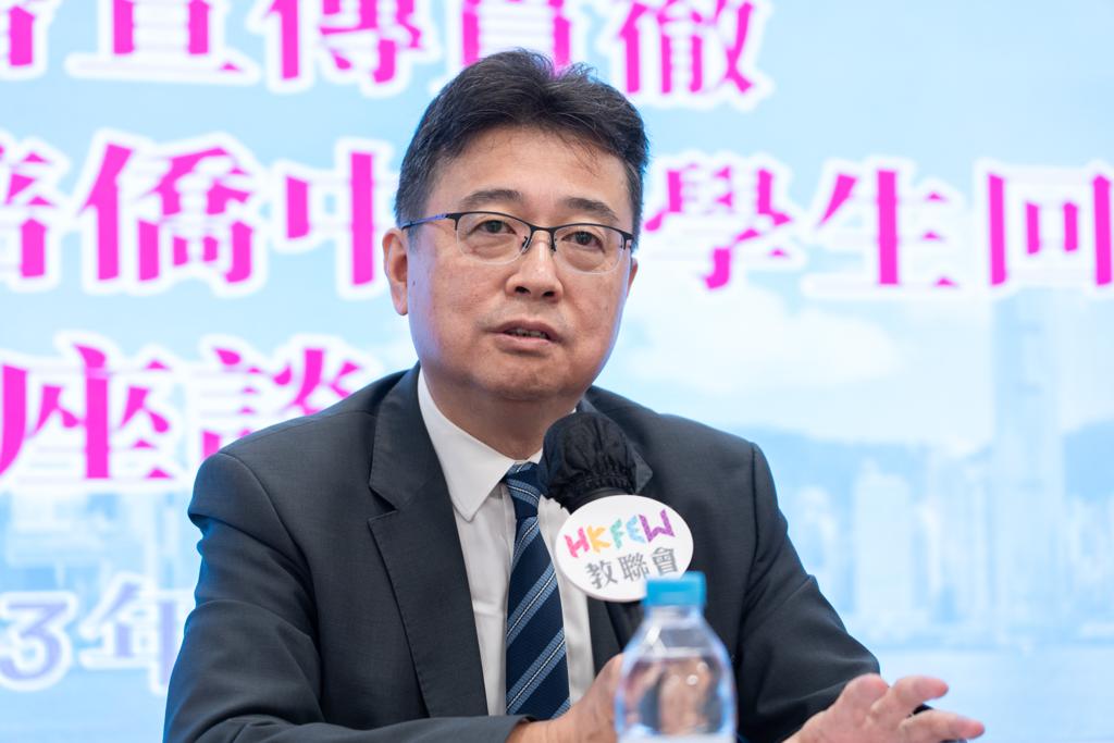 教联会会长兼立法会议员刘智鹏。