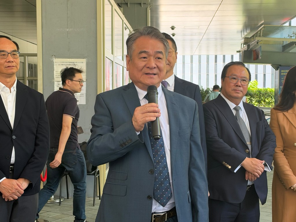 港九藥房總商會理事長林偉文。 港九藥房總商會理事長林偉文。