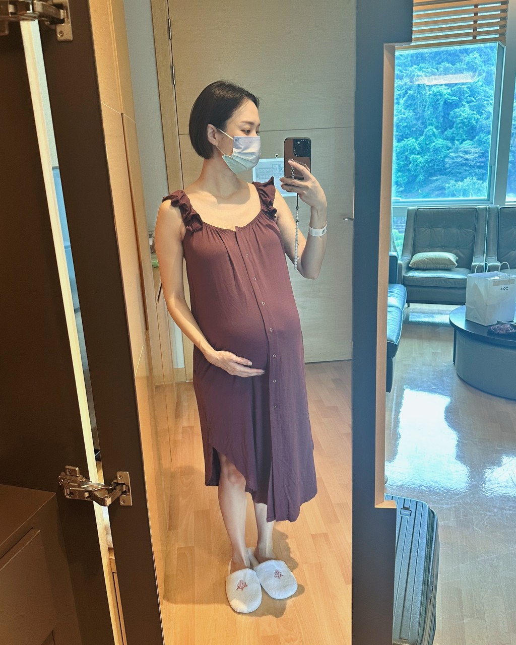 王君韾5月底透露順利誕下女兒。 王君韾5月底透露順利誕下女兒。