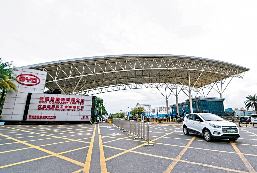 比亞迪表示，中國汽車目前發展良好，勢不可當。