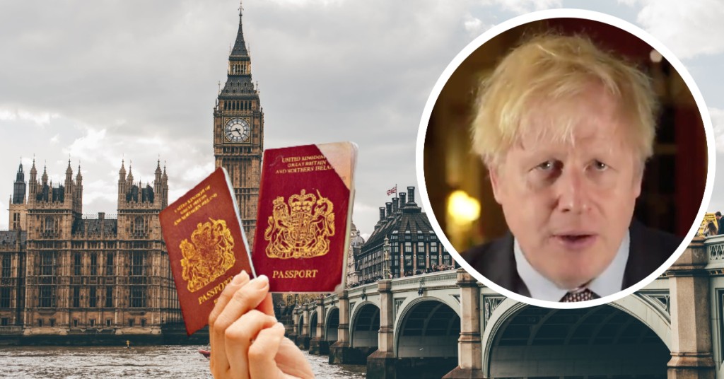 約翰遜這場BNO移民賭博，輸面遠大過贏面。資料圖片