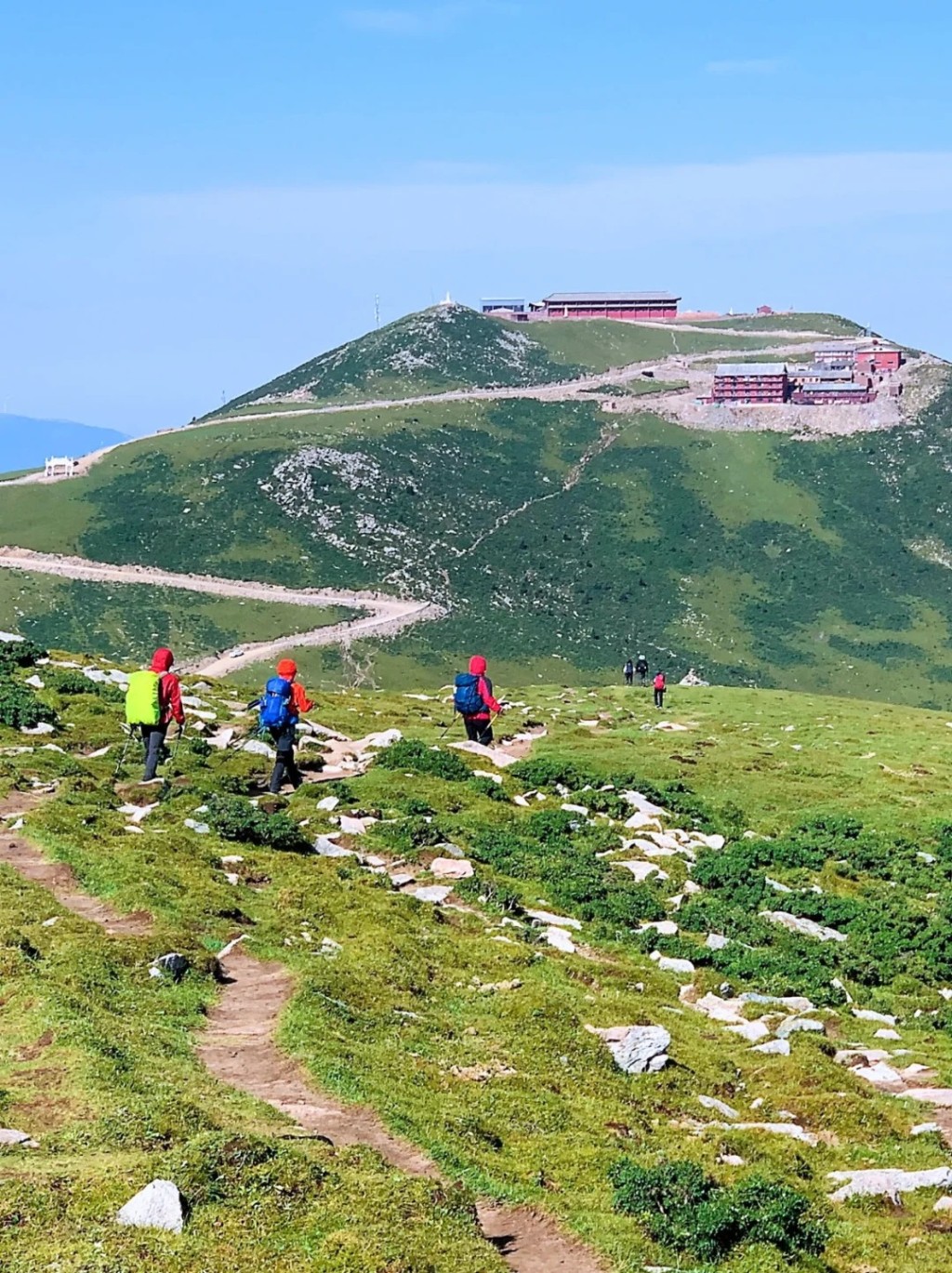 五台山是熱門的徒步登山的地點。小紅書@領隊銘銘