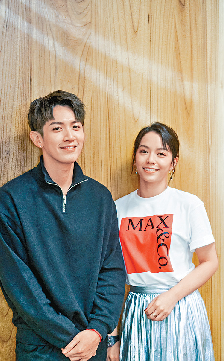 ■柯震東與宋芸樺在《月老》中，有人鬼戀戲份。
