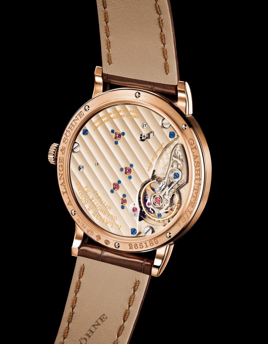 A. Lange & Söhne 1815,機芯:L152.1手上鏈。 A. Lange & Söhne 1815,機芯:L152.1手上鏈。