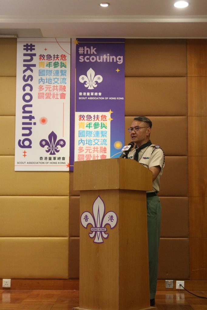 新任香港童军总会香港总监黎伟生前日履新，并简介香港童军运动的未来发展策略。