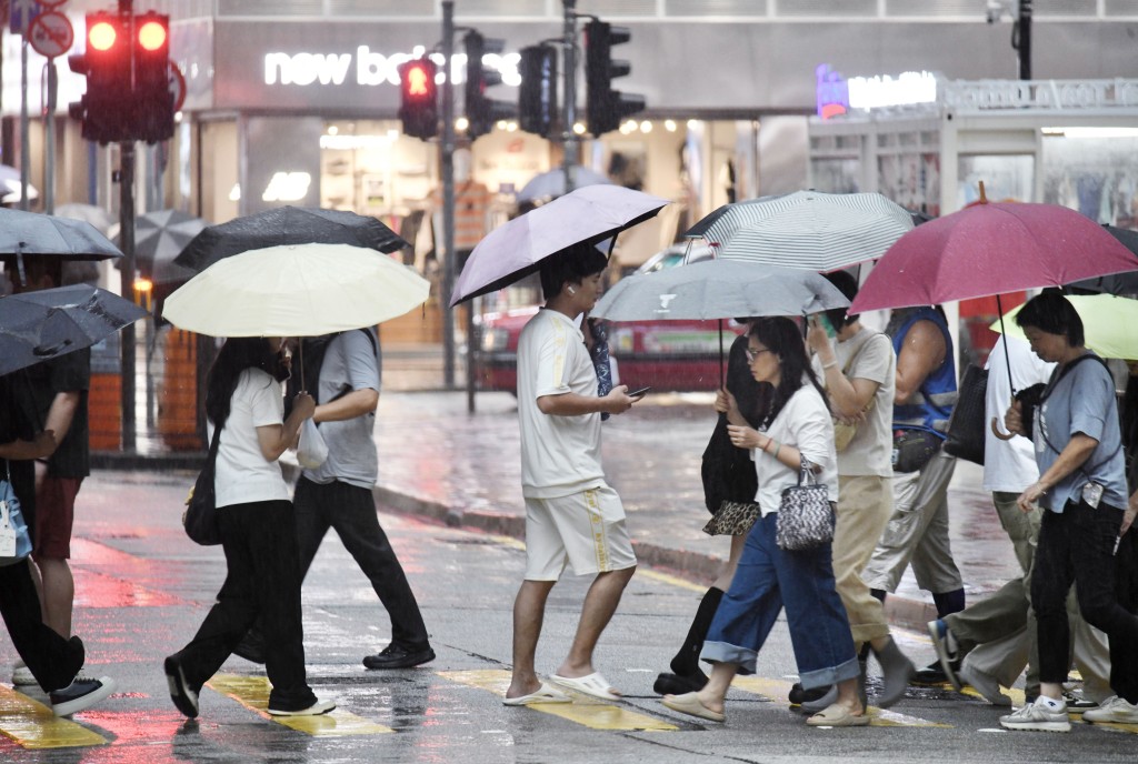 7月總雨量錄得790.3毫米,較正常值多出一倍以上。資料圖片 7月總雨量錄得790.3毫米,較正常值多出一倍以上。資料圖片