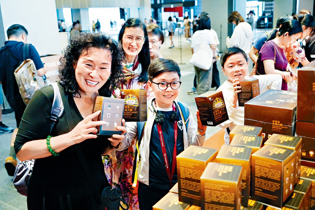 古埃及展文創收益超過3300萬港元。