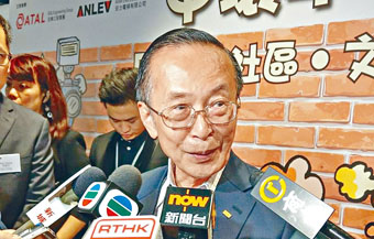 ■潘樂陶強調，名下大宅僭建與妻子鄭若驊無關。