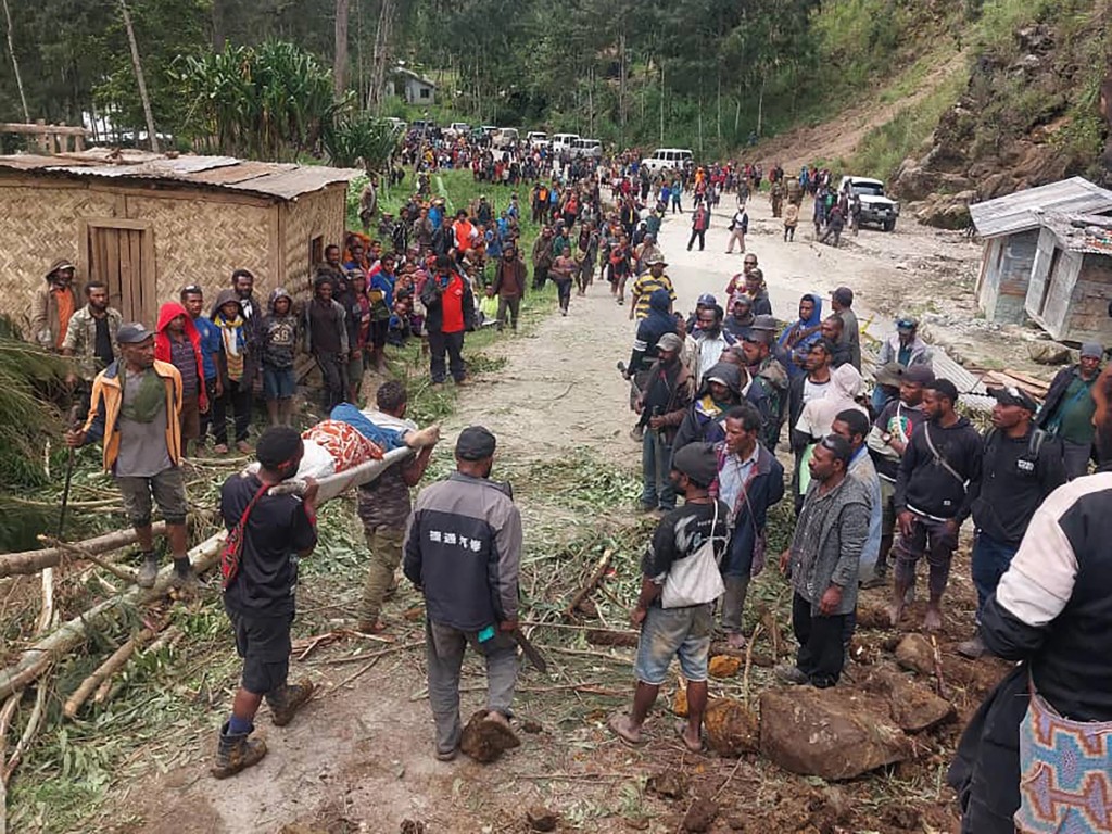 巴布亞新幾內亞24日凌晨發生山體滑坡，罹難者料升至670人。美聯社