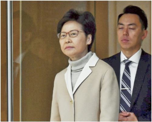 林鄭月娥會在北京停留至下周二。資料圖片