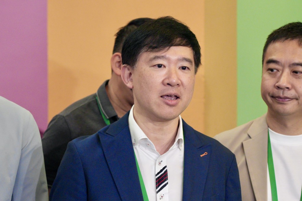 政制及內地事務局副局長胡健民。 政制及內地事務局副局長胡健民。