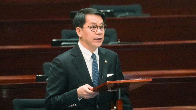民建聯陳克勤。 民建聯陳克勤。