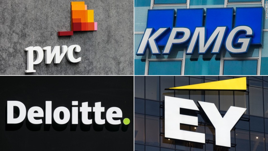 Big 4即罗兵咸永道（PwC）、毕马威（KPMG）、安永（EY）及德勤（Deloitte）。这四大会计师行经常被指工时长，造成员工压力大。