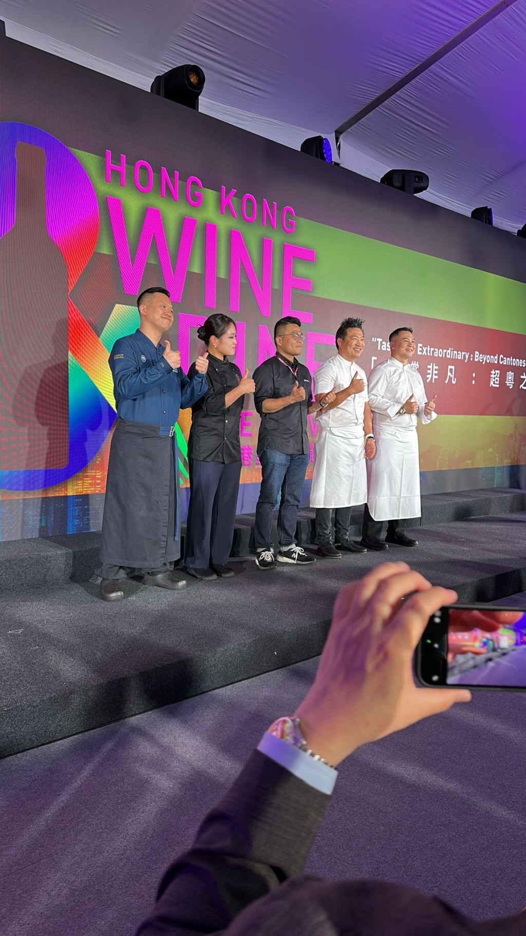五名星級大廚。 五名星級大廚。
