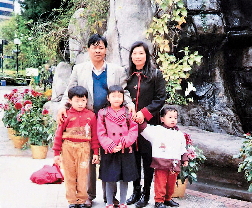 江敏琪憶述,兒時星期日是家庭日,父母關愛從未缺席。