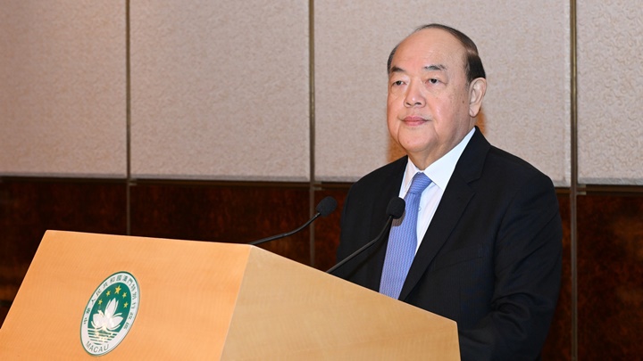 賀一誠周六率領澳門政府代表團訪港。澳門政府新聞局facebook圖片