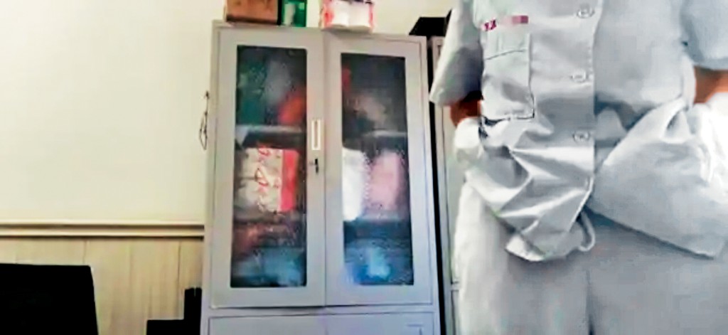 天津某醫院護士更衣室疑遭偷拍。