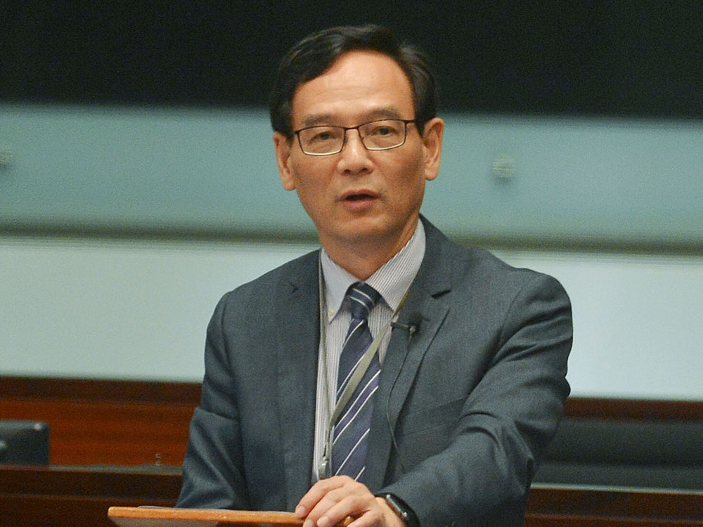 法案委員會主席謝偉銓。資料圖片 法案委員會主席謝偉銓。資料圖片