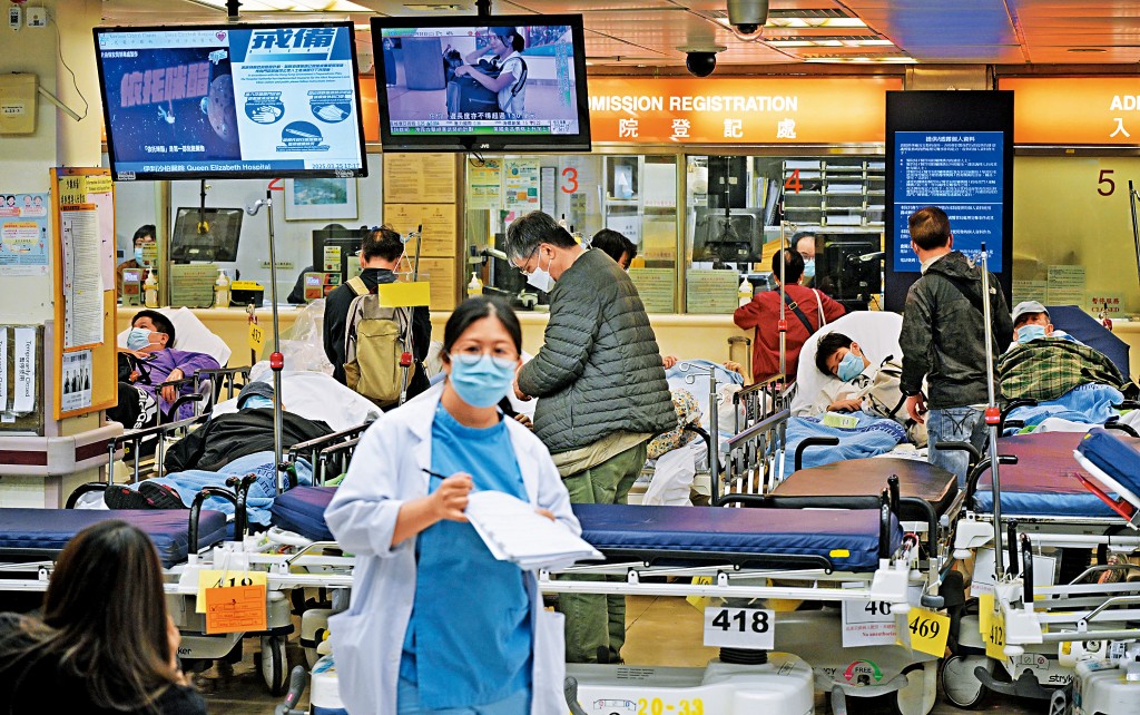 急症室每次$400 （危殆、危急者豁免）