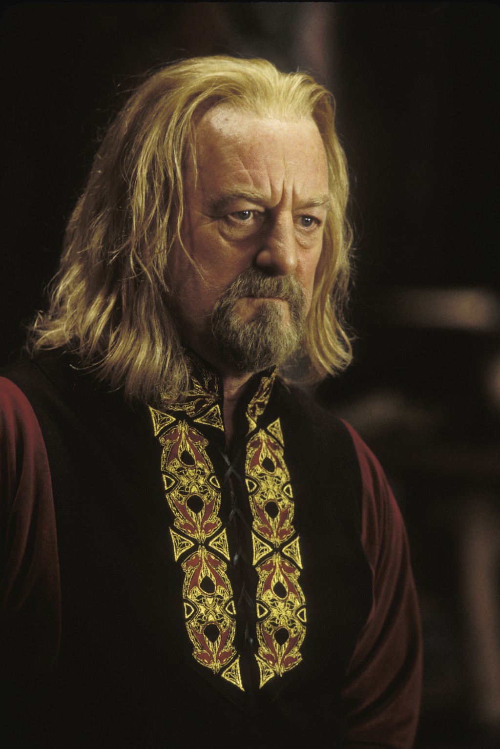 Bernard Hill在《魔戒》系列飾演希優頓國王。
