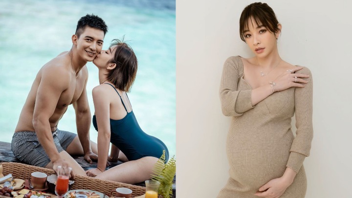 台灣41歲女星金Look全裸孕照僅以手遮胸  被嘲似十八銅人以3個字回應
