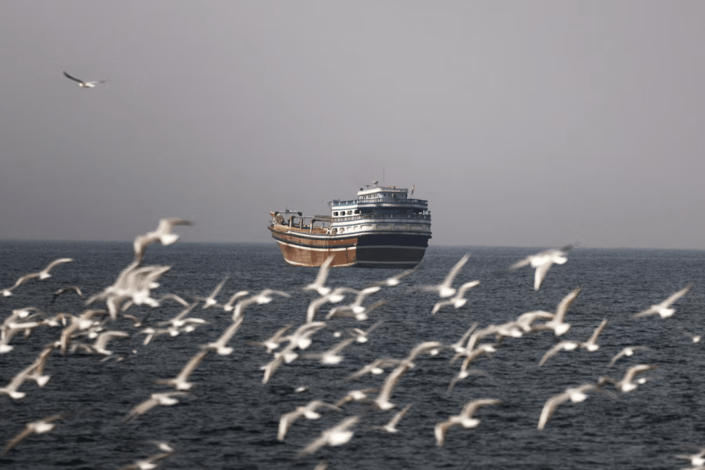 业界消息指出,现时要在霍尔木兹海峡通行,程序已变得极度复杂且具政治化。路透社 业界消息指出,现时要在霍尔木兹海峡通行,程序已变得极度复杂且具政治化。路透社