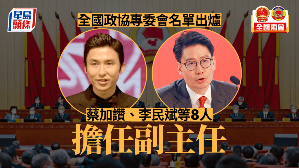 8名港區政協出任專委會副主任。