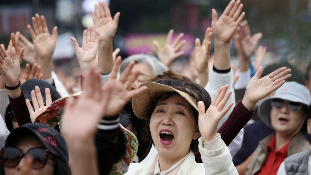 南韩基督教团体号召110万人上街反同性婚姻。 路透社