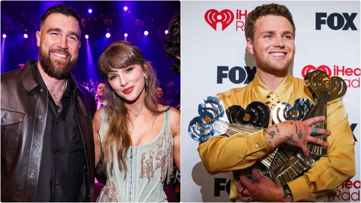 iHeartRadio音樂頒獎禮丨Taylor Swift捧7獎成大贏家 首度帶未婚夫亮相  新星Alex Warren捧走「年度歌曲」