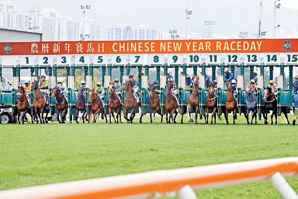 ■農曆年初三賀歲馬吸引不少馬迷入場「行大運」