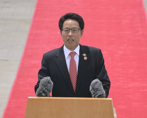 港澳辦副主任張曉明。資料圖片